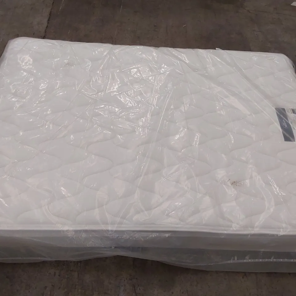 BAGGED 4'6" DOUBLE SILENTNIGHT MIRACOIL SPRUNG PIPPA ULTIMATE PILLOWTOP FIRM MATTRESS RRP £429