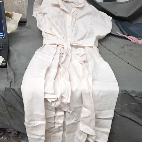 NEXT BUTTONED DRESS LIGHT PINK SIZE 12