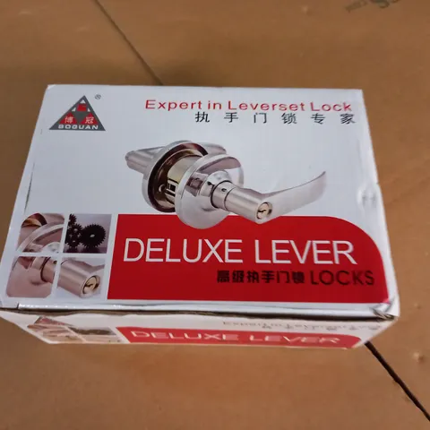 boxed deluxe lever locks