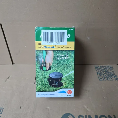 GARDEN HOSE CONNECTOR WITH CLICK-N-GO HOSE CONNECT – BOXED