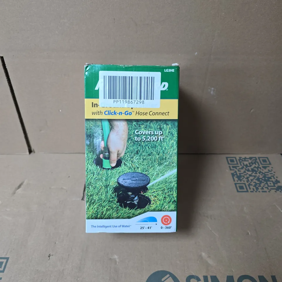 GARDEN HOSE CONNECTOR WITH CLICK-N-GO HOSE CONNECT – BOXED