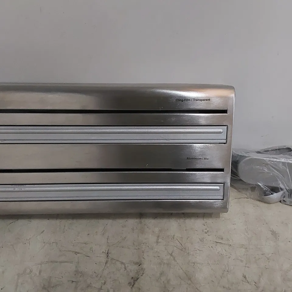 BAGGED MASTERCLASS STAINLESS STEEL KITCHEN FOIL DISPENSER (1 BOX)