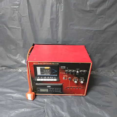 COOMBER 2017 STEREO CD/CASSETTE RECORDER