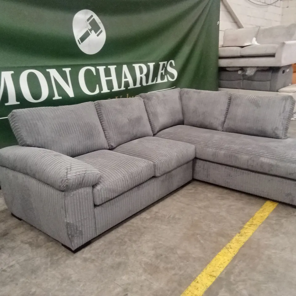 AMALFI STANDARD BACK FABRIC RIGHT HAND CORNER CHAISE SOFA RRP £949