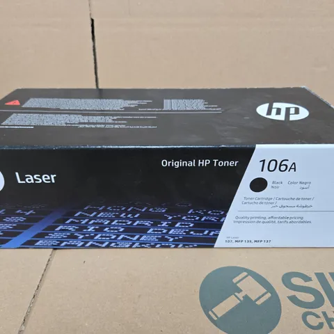 HP 106A BLACK ORIGINAL TONER CARTRIDGE – BOXED