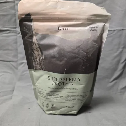 FORM SUPERBLEND PROTEIN – PLANT-BASED PROTEIN POWDER, CHOCOLATE SALTED CARAMEL, 520G 