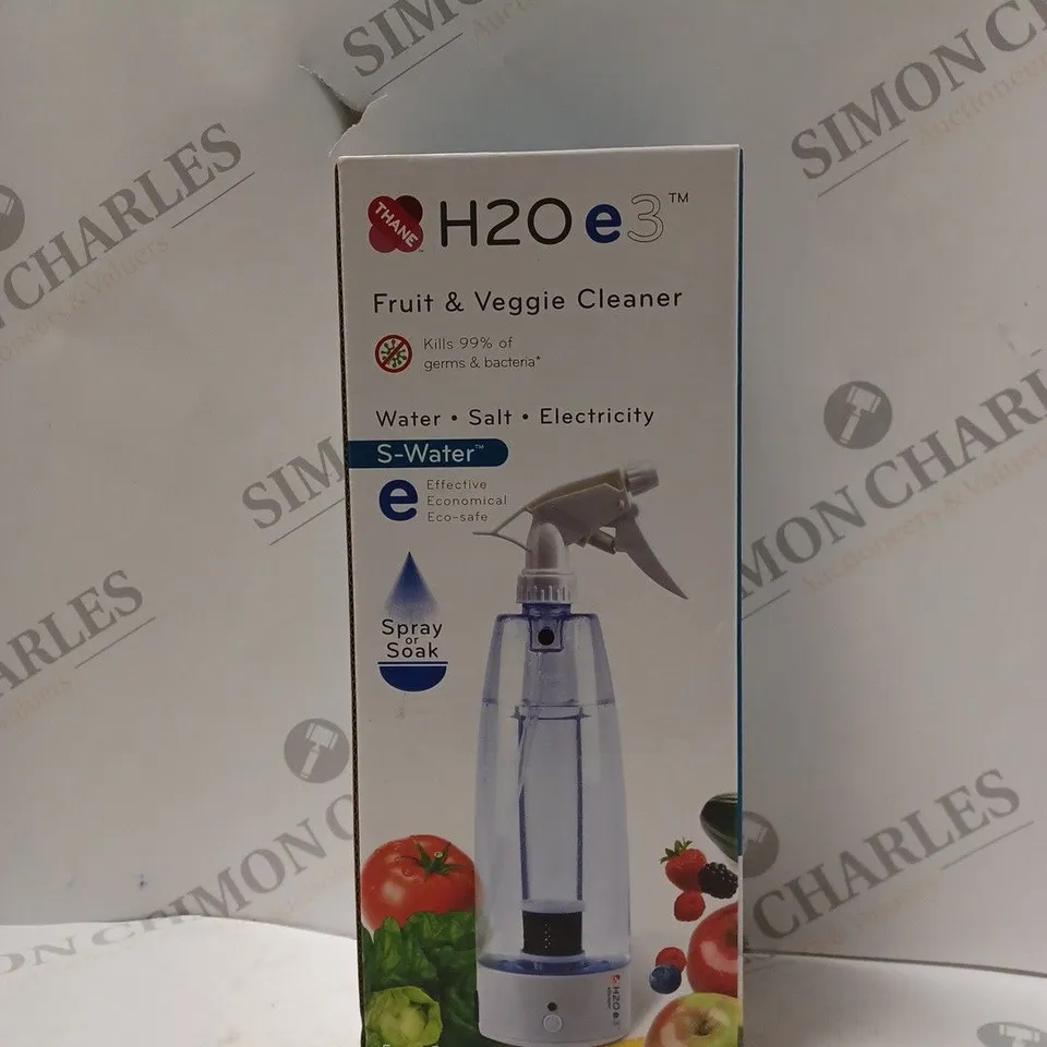 BOXED H20 E3 FRUIT & VEGGIE CLEANER