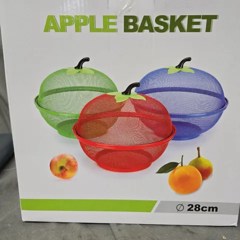APPLE BASKET IN GREEN 