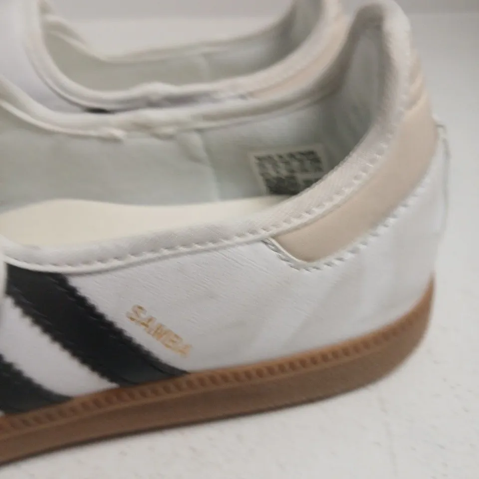 ADIDAS VELCRO STRAP SNEAKERS – WHITE/BEIGE, GUM SOLE, UK 5 (US 6.5, FR 38)
