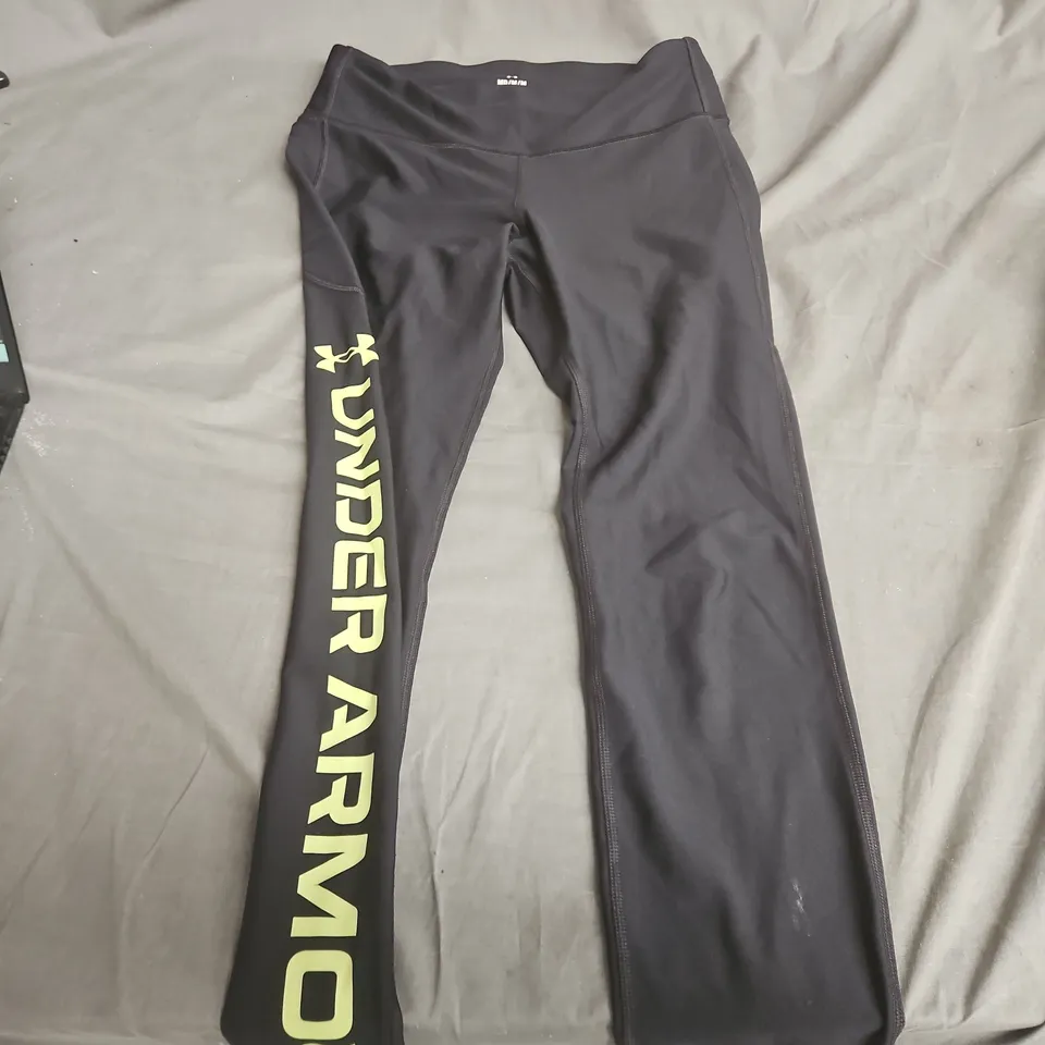 UNDER ARMOUR COMPRESSION LEGGINGS – BLACK, SIZE MD/M/M