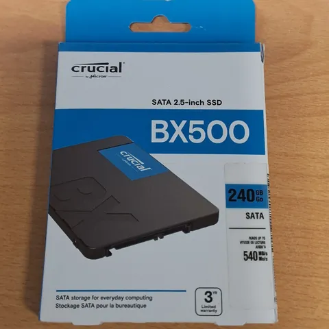 SEALED CRUCIAL SATA 2.5" SSD BX500 240GB