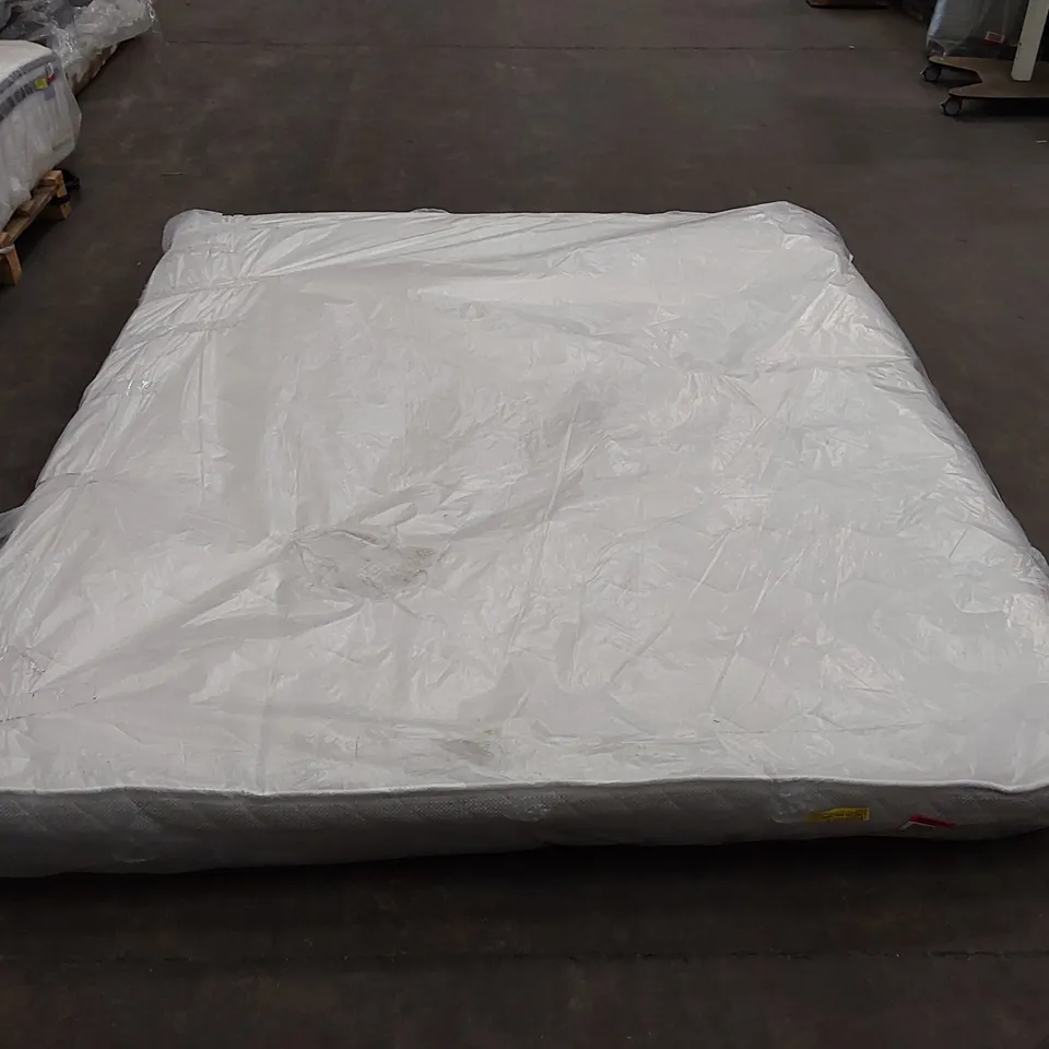 QUALITY BAGGED 6FT SUPERKING CLOUDS MEMORY SPRUNG OPEN COIL MATTRESS