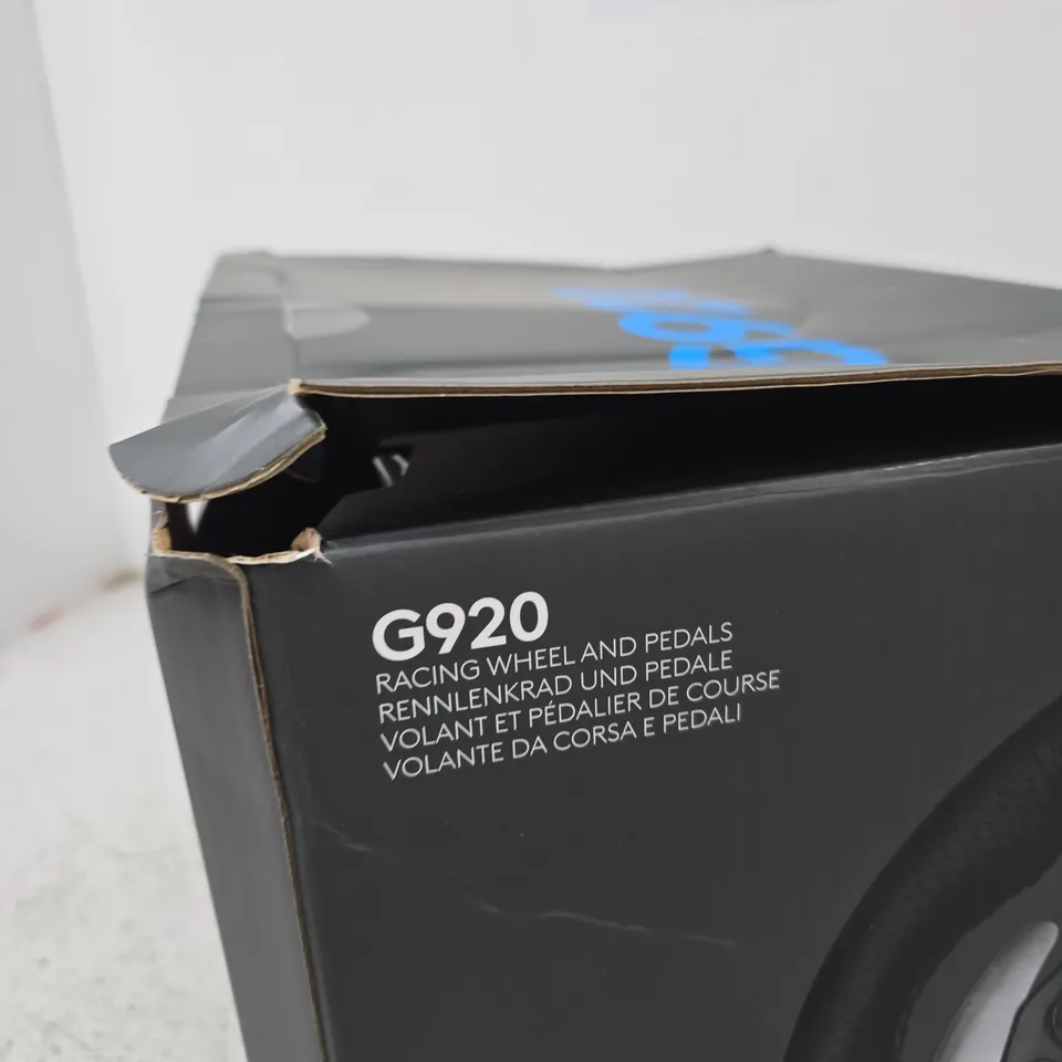 Logitech G920 Driving Force Racing Wheel – Boxed (Pedals Included)