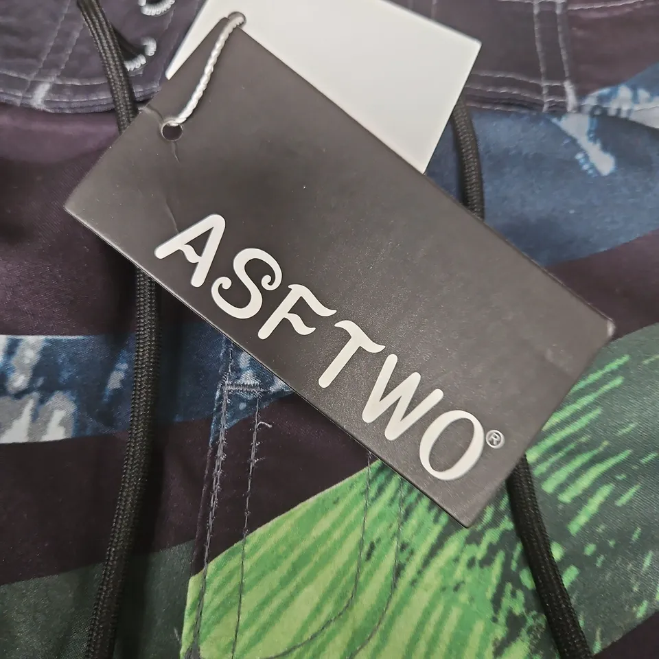 ASFTWO SHORTS ABSTRACT PRINT - 34