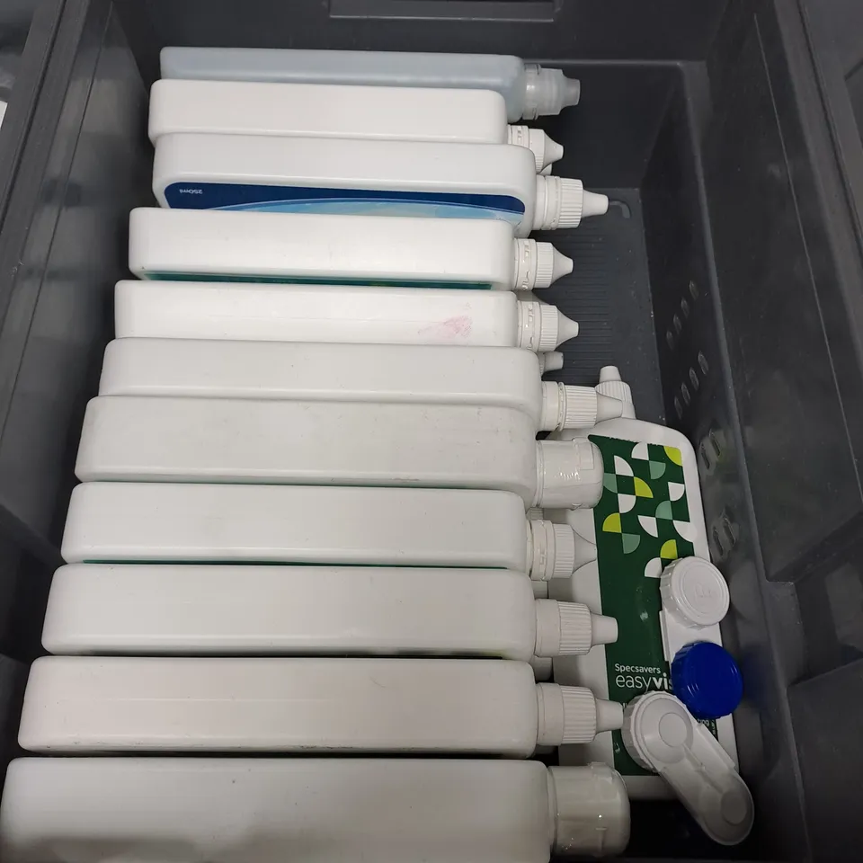 APPROXIMATELY 20 ASSORTED CONTACT LENS SOLUTIONS - COLLECTION ONLY