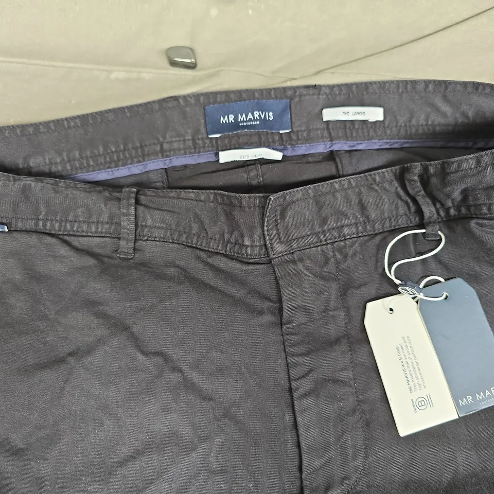 MR MARVIS THE LONG BLACK TROUSERS - W40 L32