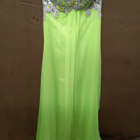 RUBY PROM GREEN EMBELLISHED OCCASIONAL DRESS - 6