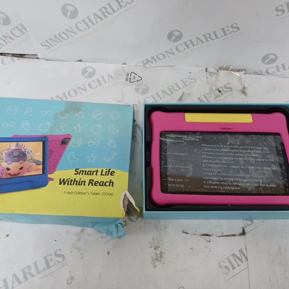 SMART LIFE 7" CHILDRENS TABLET TK706 BOXED