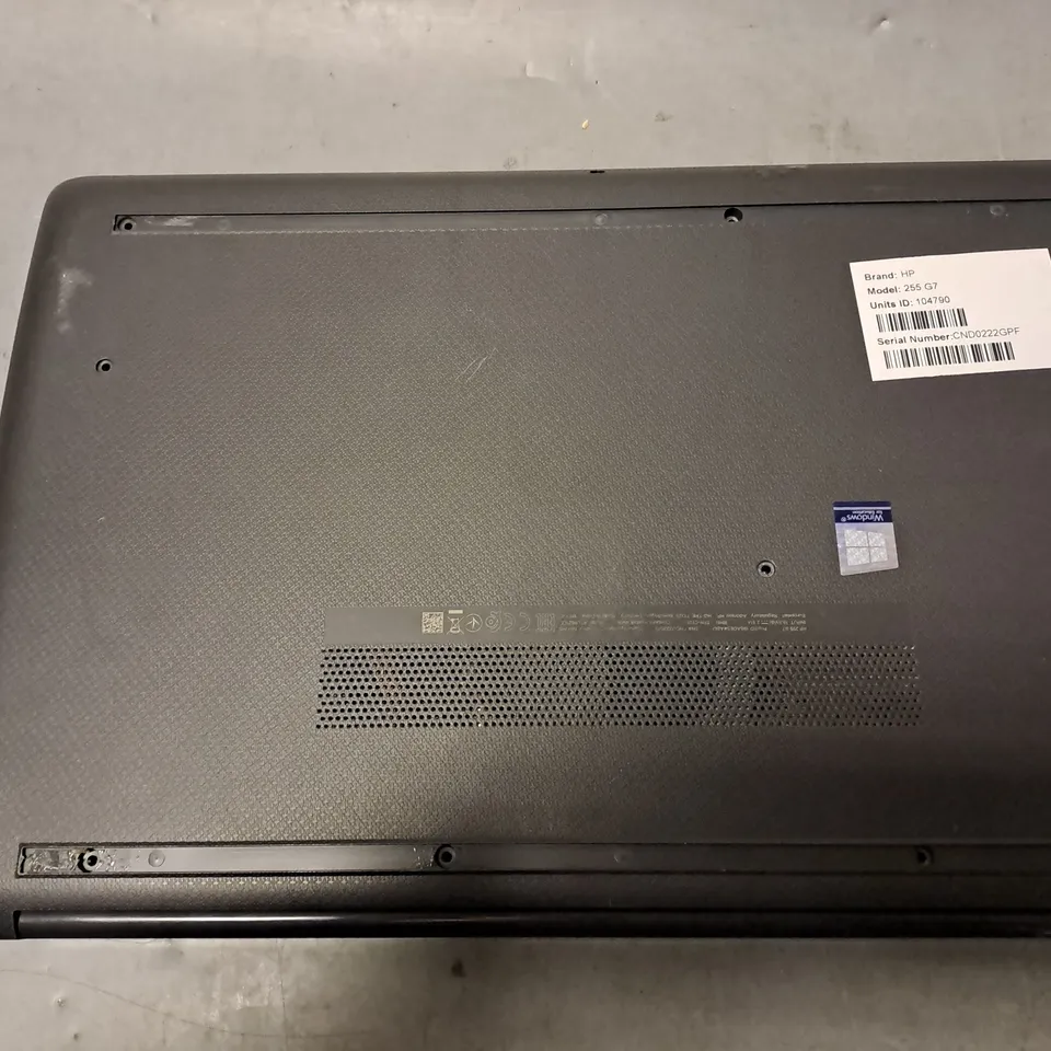 HP 255 G7 LAPTOP 