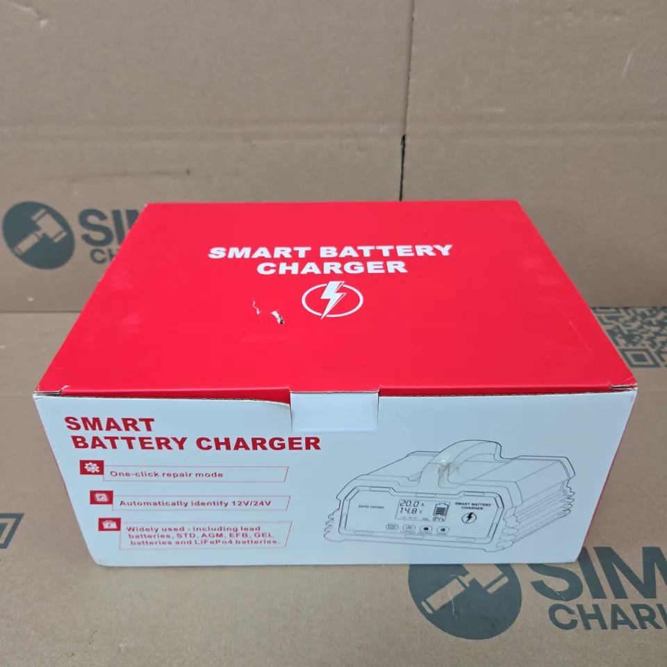 BOXED SMART BATTERY CHARGER 