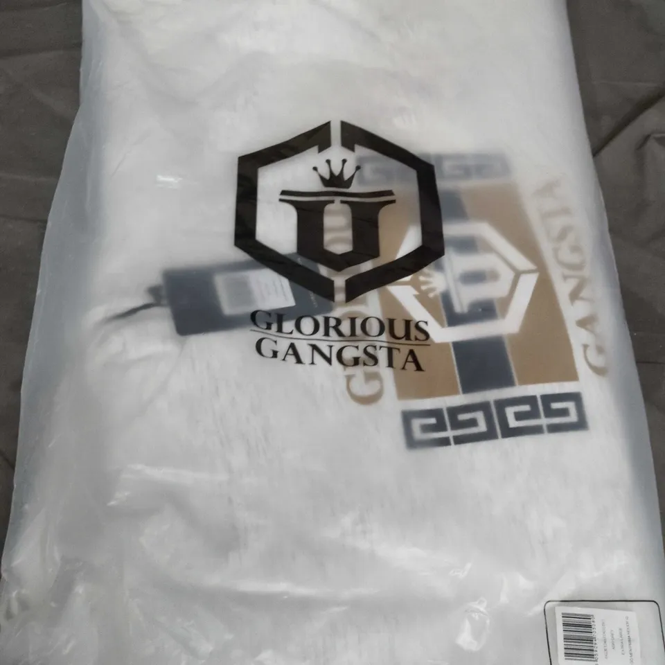 GLORIOUS GANGSTA MEN’S PRIMA HOODIE – ASH GREY, UK XL