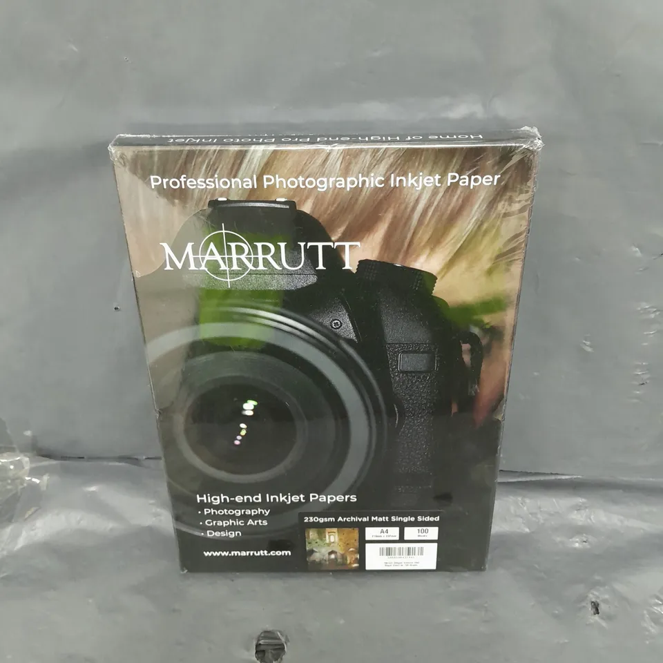 SEALED MARRUTT PROFESSIONAL PHOTOGRAPHIC INKJET PAPER 