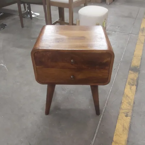FIRGER 2 DRAWER BEDSIDE TABLE