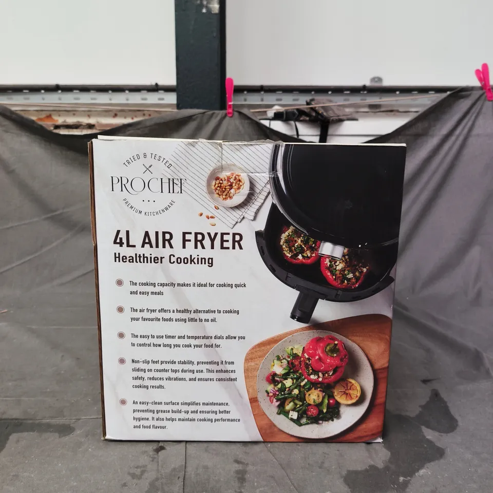 BOXED PROCHEF 4L AIR FRYER - DAMAGED 