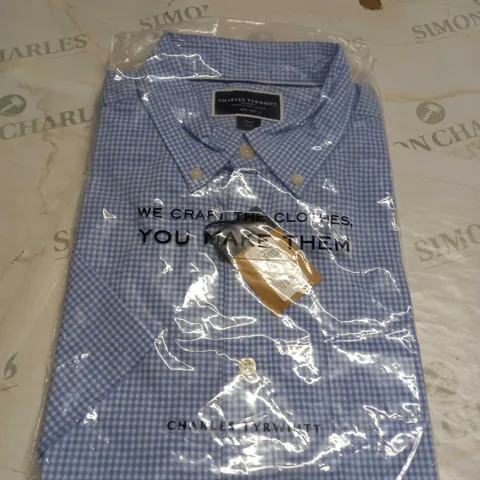 CHARLES TYRWHITT LONG SLEEVE SHIRT SIZE L