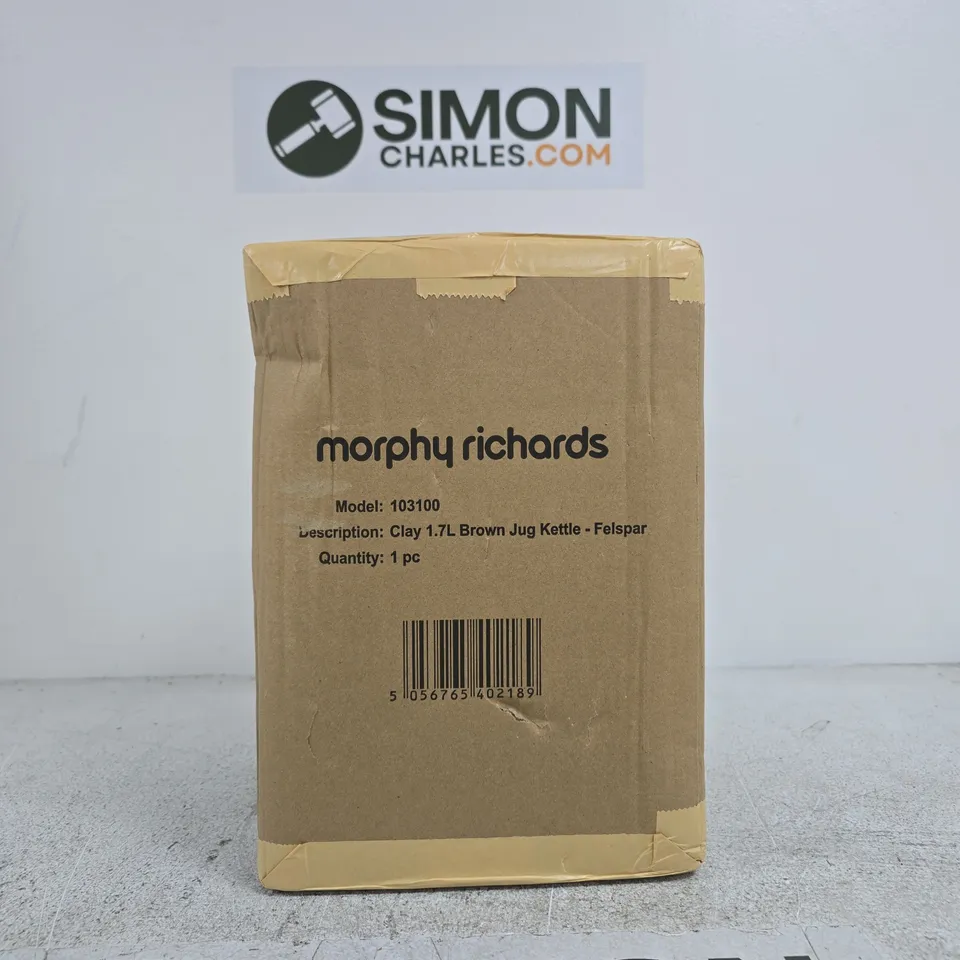MORPHY RICHARDS CLAY 1.7L JUG KETTLE – BROWN (MODEL 103100)