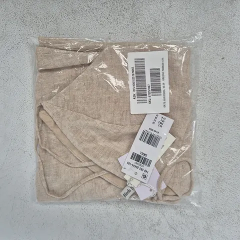 BAGGED ABERCROMBIE & FITCH WOMEN'S BELLA BRA-FREE LINEN-BLEND CAMI IN BEIGE SIZE SMALL