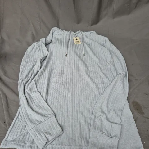 FATHER SONS HOODED JUMPER IN LIGHT GREY SIZE XL