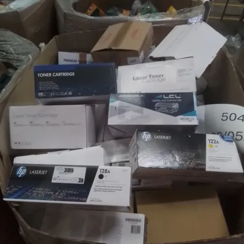 PALLET CONTAINING LARGE QUANTITY OF HIGHSTREET BRANDED TONER CARTRIDGES ETC