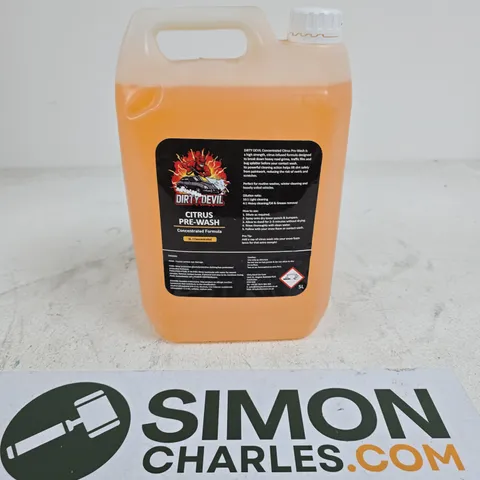 DIRTY DEVIL CITRUS PRE-WASH CONCENTRATED FORMULA – 5L