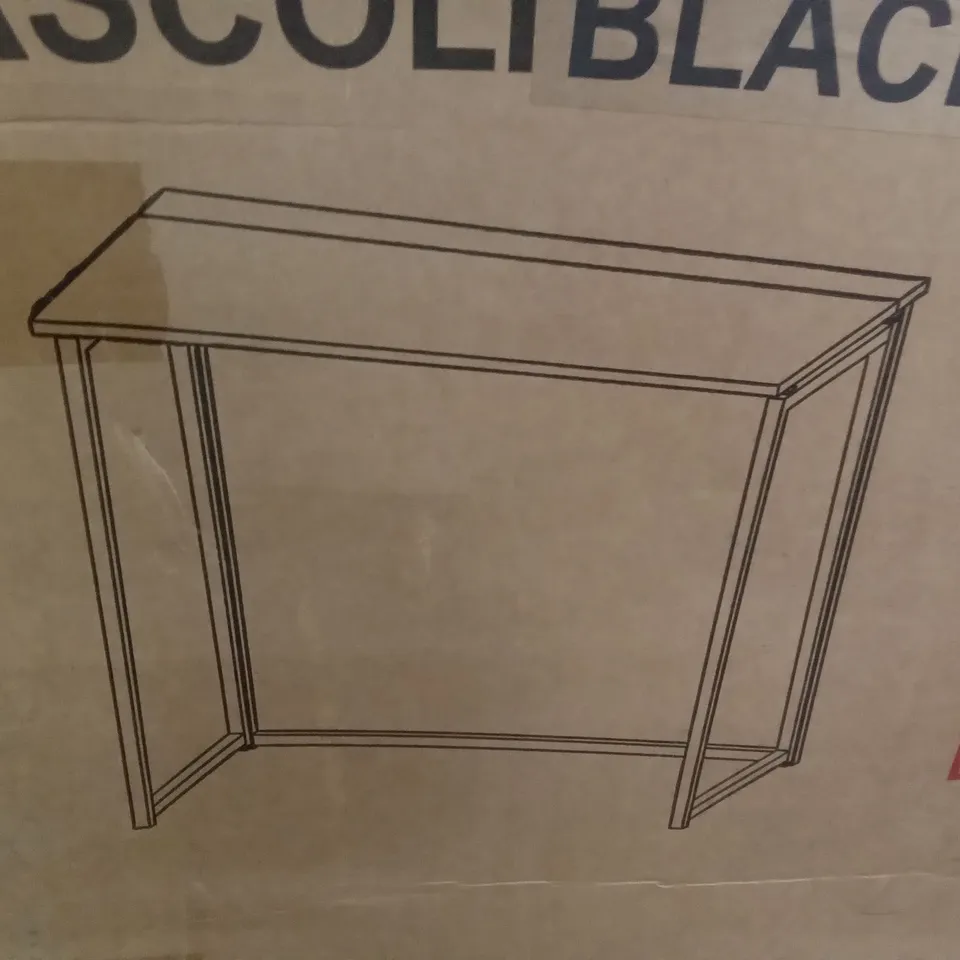 BOXED MARIUS RECTANGULAR DESK - BLACK