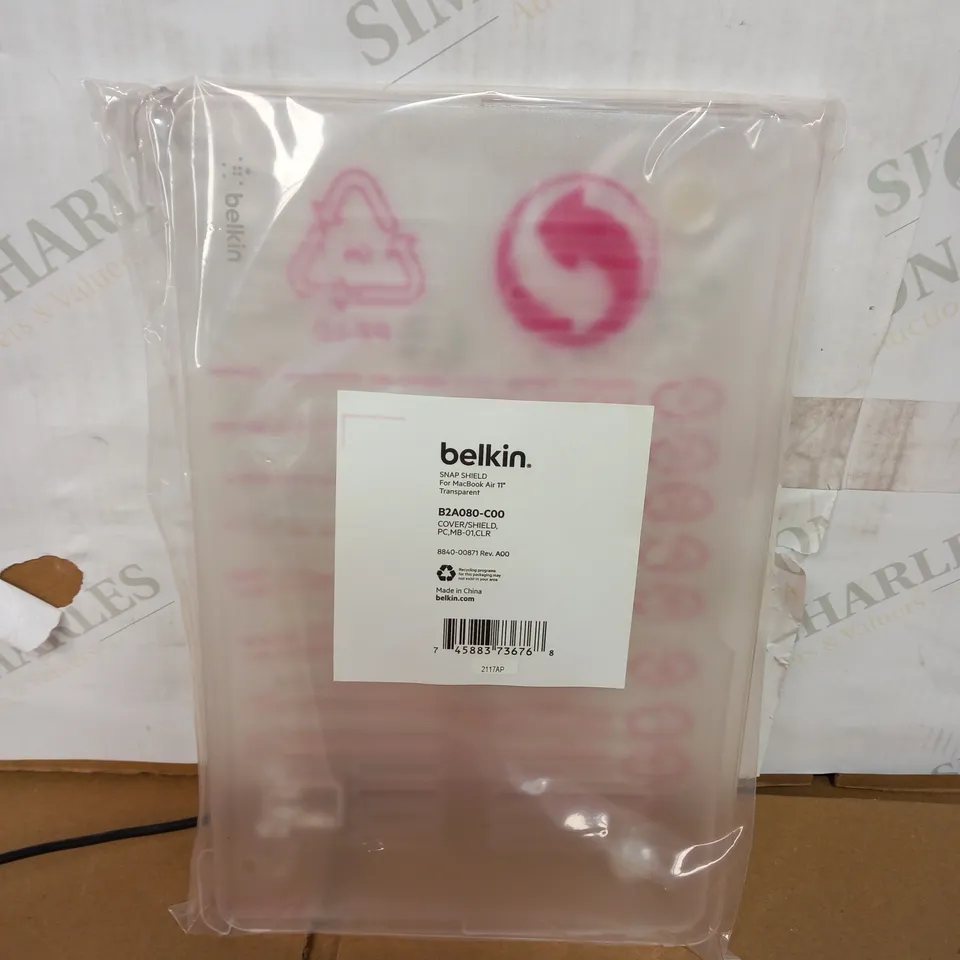 LOT OF 10 BELKIN SNAP SHIELDS FOR MACBOOK AIR 11 - TRANSPARENT