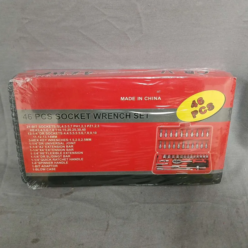 SEALED 46-PIECE SOCKET WRENCH SET