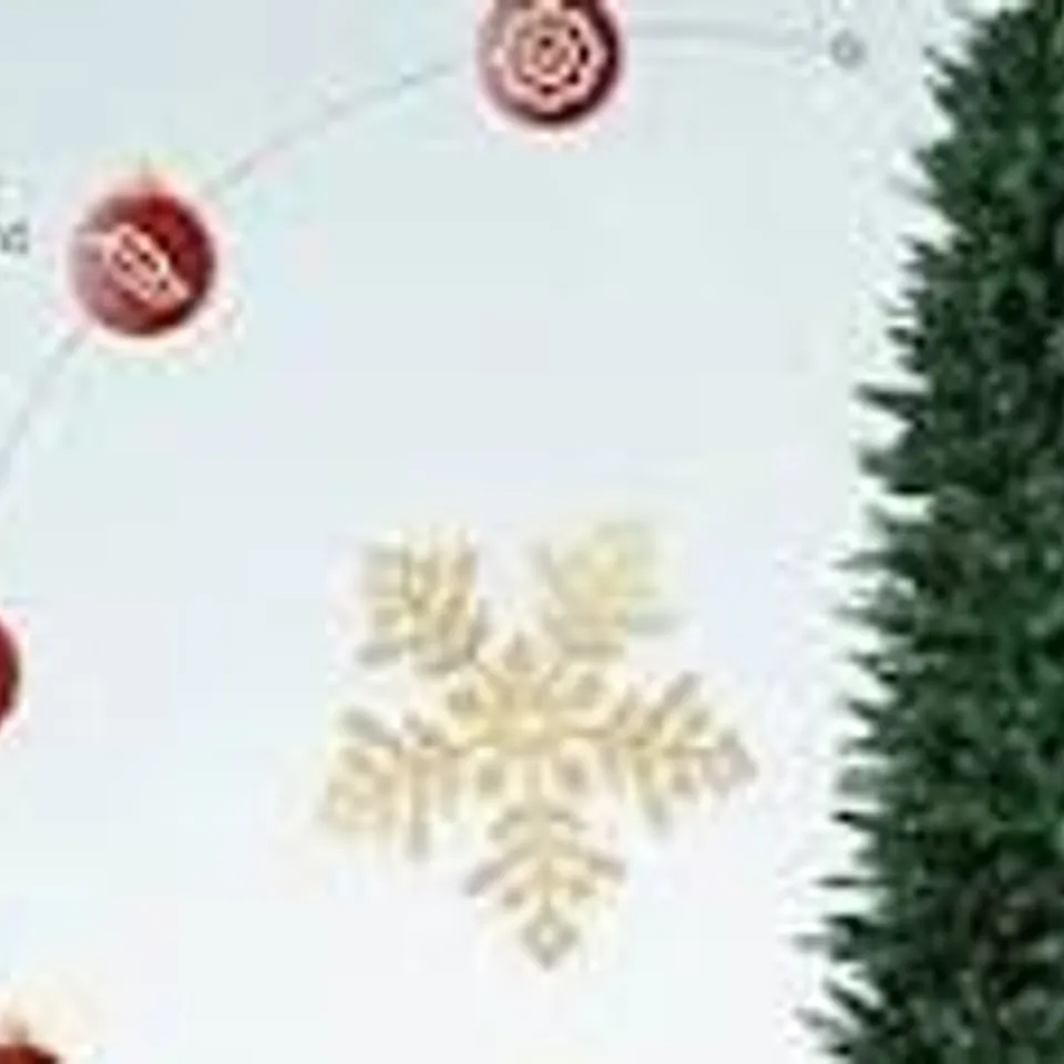 BOXED FUNKY BUNS 7FT GREEN ARTIFICIAL CHRISTMAS TREE - COLLECTION ONLY