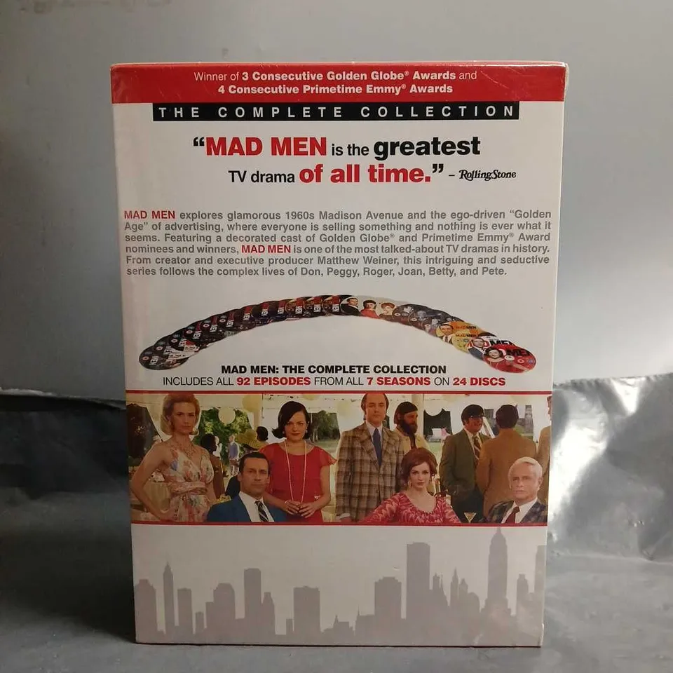 SEALED MAD MEN: THE COMPLETE COLLECTION DVD BOX SET