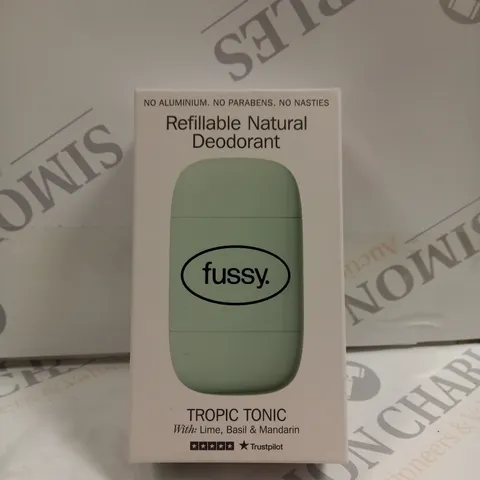 FUSSY - REFILLABLE NATURAL DEODORANT - STARTER PACK - LIME