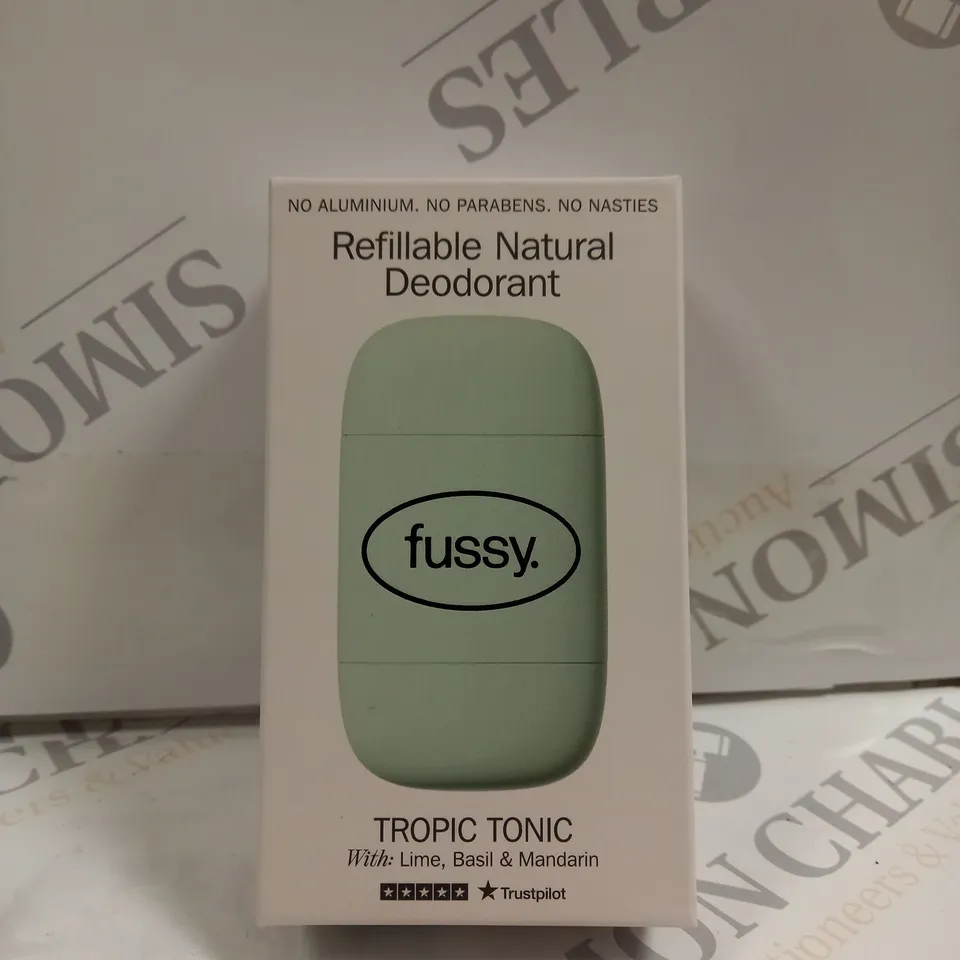 FUSSY - REFILLABLE NATURAL DEODORANT - STARTER PACK - LIME