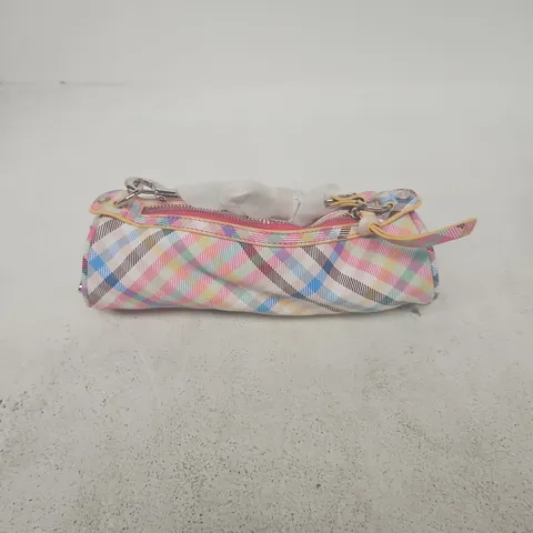 VIVIENNE WESTWOOD MULTICOLOURED PLAID MINI BAG
