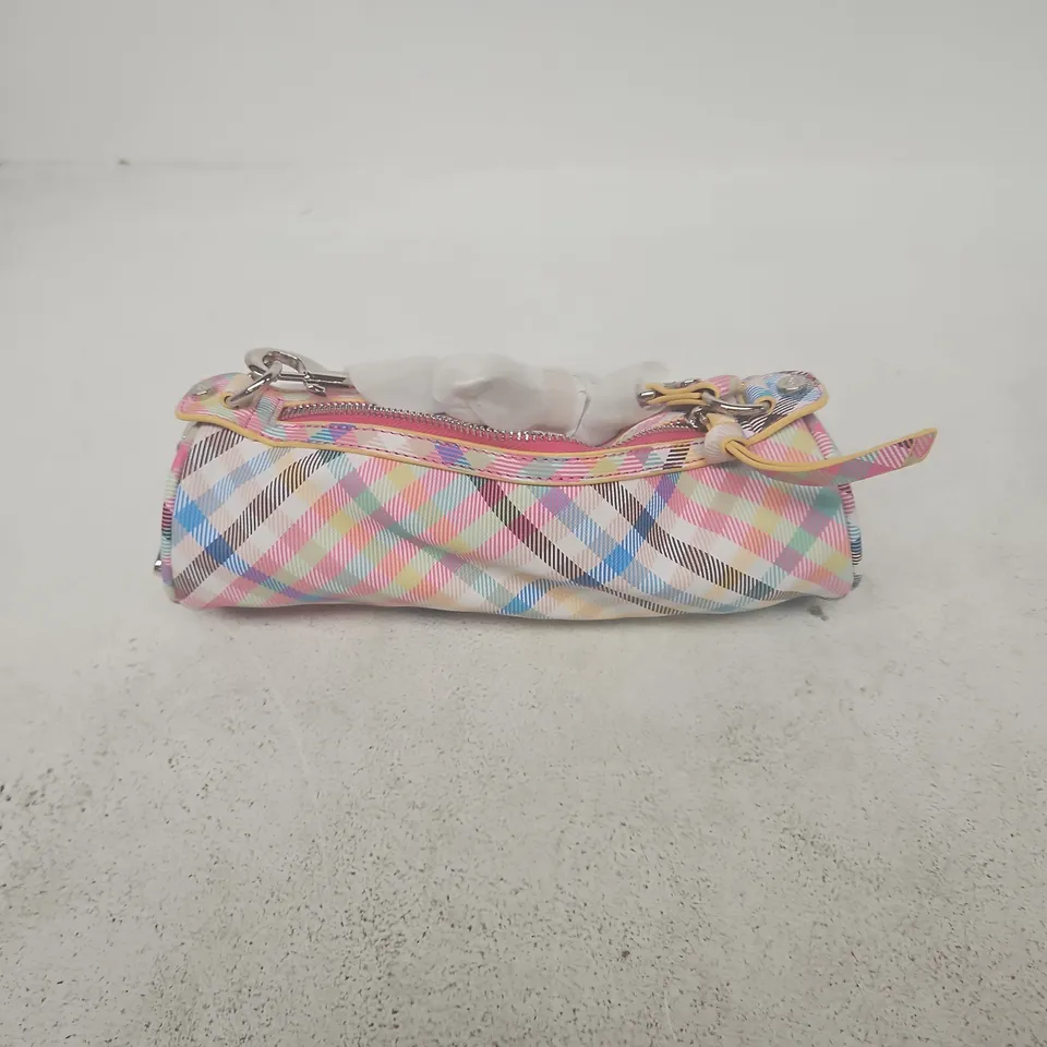 VIVIENNE WESTWOOD MULTICOLOURED PLAID MINI BAG