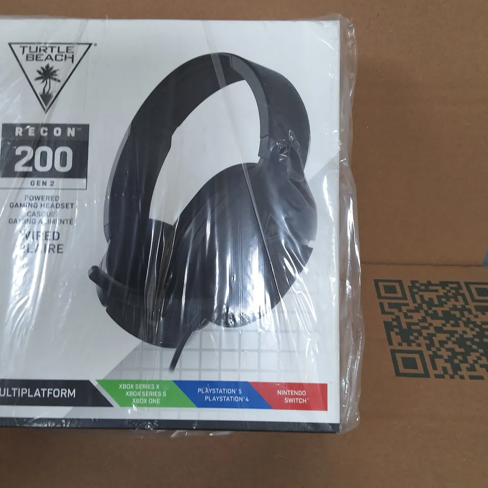 BOXED TURTLE BEACH RECON 200 GAMING HEADSET 