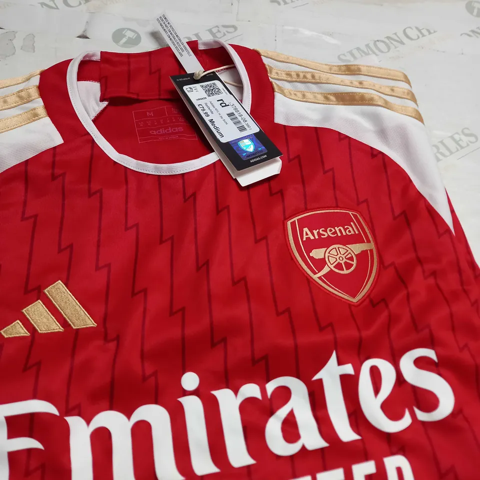 MENS ARSENAL HOME SHIRT - MEDIUM 
