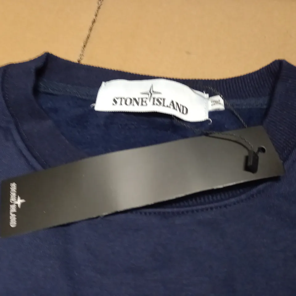 STONE ISLAND STYLE NAVY JUMPER - M