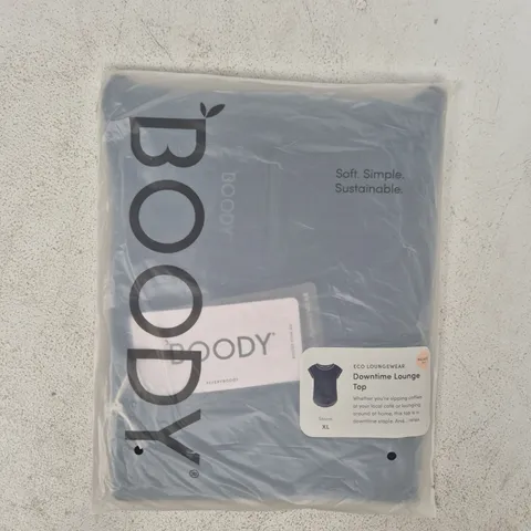 BAGGED BOODY DOWNTIME LOUNGE TOP IN STORM SIZE XL