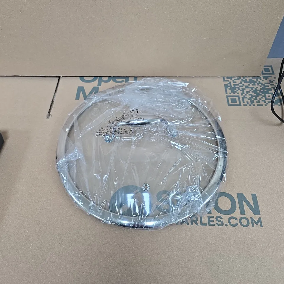 HEXCLAD TEN INCH LID – CIRCULAR METAL RING, NEW IN BOX