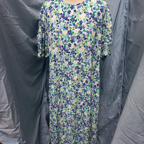 M&S COLLECTION FLORAL PRINT MAXI DRESS – UK 22