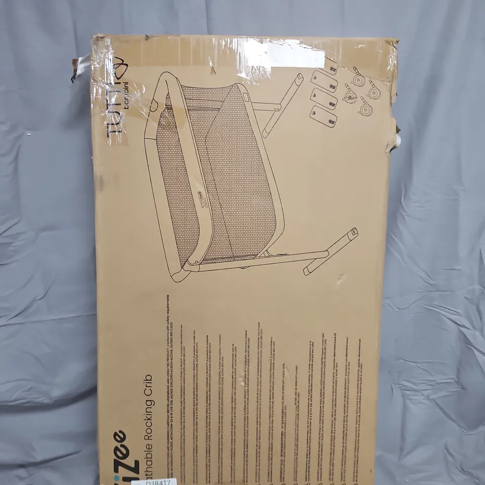 ZIZEE BABY ROCKING CRIB – BOXED - COLLECTION ONLY 